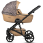 Коляска 3 в 1 Tutis Viva 6+ Leather Wild Elegance, Savannah Brwon (323) с автокреслом Tutis Beno (0-13 кг)