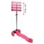 Детский самокат AmaroBaby Neostick трехколесный розовый