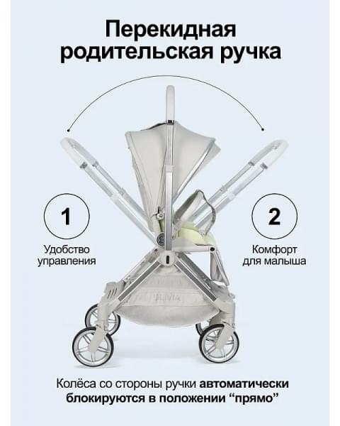 Коляска прогулочная Farfello Olivia O1s,серый