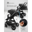 Прогулочная коляска с реверсивным блоком Amarobaby, Somnium, чёрный
