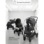 Прогулочная коляска с реверсивным блоком Amarobaby, Somnium, чёрный