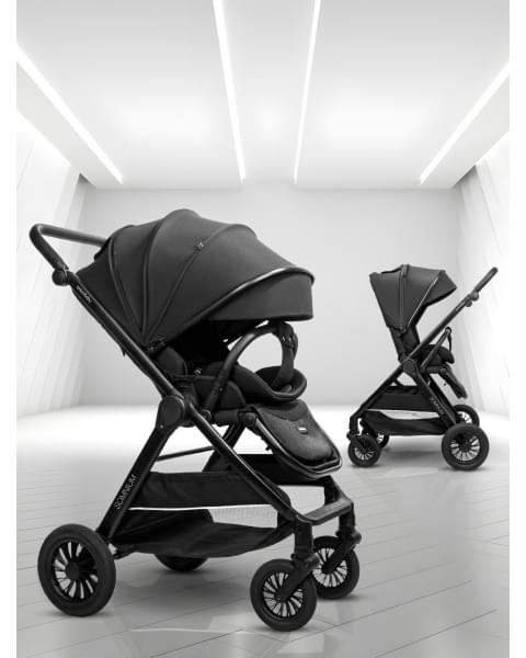 Прогулочная коляска с реверсивным блоком Amarobaby, Somnium, чёрный