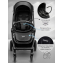 Прогулочная коляска с реверсивным блоком Amarobaby, Somnium, чёрный