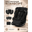 Автокресло с опорной ногой Amarobaby Security, i-Size, для детей 40-150 см, чёрный