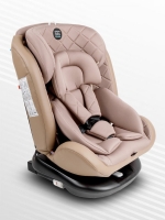Автокресло детское AMAROBABY Brilliant ISOFIX класс D, группа 0+/1/2/3, (бежевый)