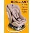 Автокресло детское AMAROBABY Brilliant ISOFIX класс D, группа 0+/1/2/3, (бежевый)