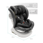 Автокресло детское AMAROBABY CHAMPION, Isofix класс D, группа 0+/1/2/3, (черный)