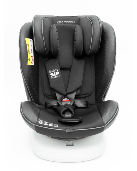 Автокресло детское AMAROBABY CHAMPION, Isofix класс D, группа 0+/1/2/3, (черный)