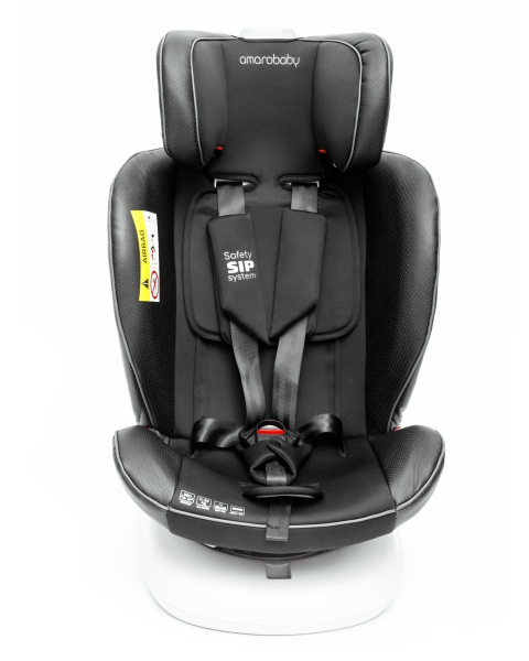 Автокресло детское AMAROBABY CHAMPION, Isofix класс D, группа 0+/1/2/3, (черный)
