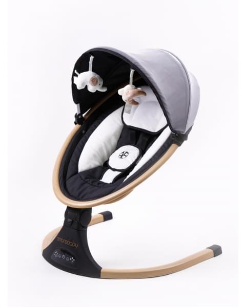 Электронные качели детские AMAROBABY ERGO SWING, чёрный
