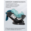 Автокресло детское AMAROBABY Brilliant ISOFIX класс D, группа 0+/1/2/3, (бирюзовый)