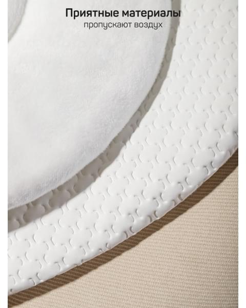 Качели электронные детские Amarobaby Jolly swing, молочный, белый вкладыш