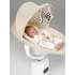 Качели электронные детские Amarobaby Jolly swing, молочный, белый вкладыш