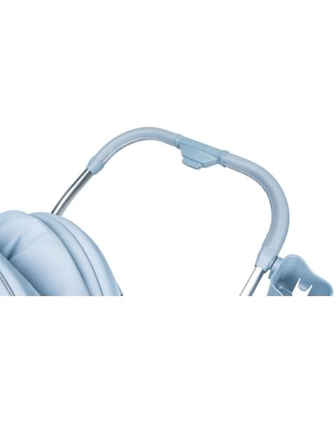 Детская прогулочная коляска Farfello Fest Lux Небесно-голубой FL-8 цветная рама