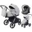 Детская коляска Rant Flex Therm Soft 4 в 1 с автокреслом Miro и базой Stone Grey