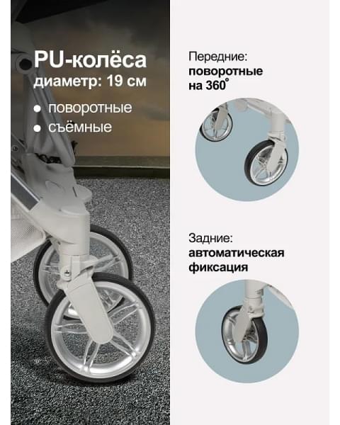 Коляска прогулочная Farfello Olivia O1s,серый