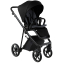 Детская коляска Roan Sol Vintage Leather 2.0 3 в 1 с автокреслом Tutis Elo Lux Edusky Black SL/10/L Black/Black/руч.Черный