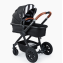 Коляска 2 в 1 Happy Baby Mommer, Black (Черный)