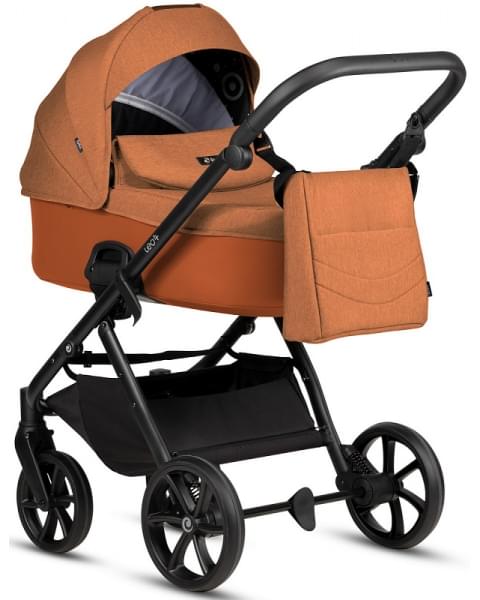 Детская коляска Tutis Leo 3 Plus 3 в 1 с автокреслом Elo Lux EduSky Black 1582280 Orange