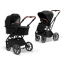 Коляска 3 в 1 Moon Style Rocca Basic Collection, Black / Черный (401)