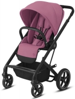 Коляска прогулочная Cybex Balios S Lux шасси Black, Magnolia Pink (Розовый)