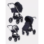 Детская коляска MowBaby Zoom PU 3 в 1 silver black