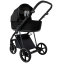 Детская коляска Roan Sol Vintage Leather 2.0 3 в 1 с автокреслом Tutis Elo Lux Edusky Black SL/10/L Black/Black/руч.Черный