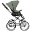 Детская коляска Roan Bass Next Classic 2.0 d14 3 в 1 с автокреслом Tutis Elo Lux EduSky Black BSNC/92/2 Sage Green/Black/руч.Black