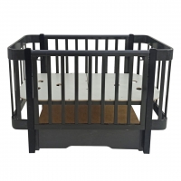 Детская кроватка Pituso Olivia маятник,ящик, колесо 120*60 см Грей