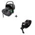Автокресло Agex i-Safe (0-13 кг), Black (Черный) + База Agex Isofix Base 360