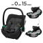 Автокресло Agex i-Safe (0-13 кг), Black (Черный) + База Agex Isofix Base 360