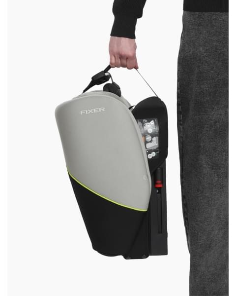 Автокресло FIXER (9-36 кг) от Happy Baby steel grey