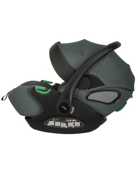 Автокресло Indigo Techno I-Size 0-13 кг темно-зеленый
