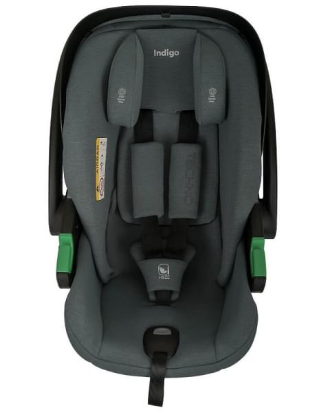 Автокресло Indigo Techno I-Size 0-13 кг темно-зеленый