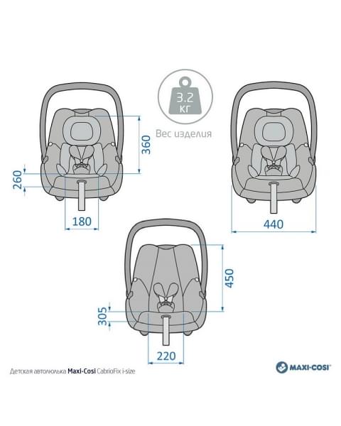 Автокресло Maxi-Cosi CabrioFix i-size Essential green зеленый