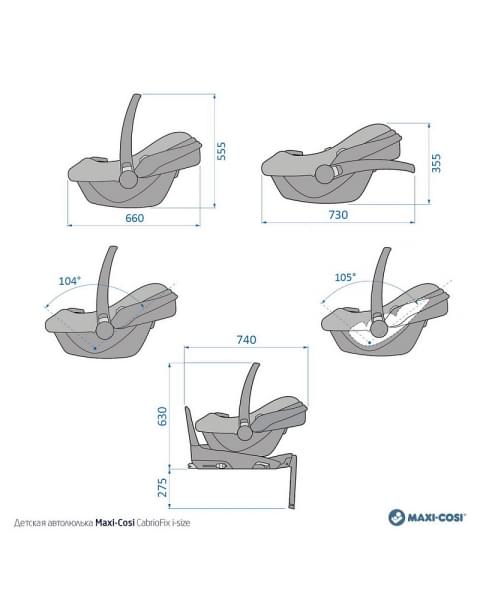 Автокресло Maxi-Cosi CabrioFix i-size Essential green зеленый