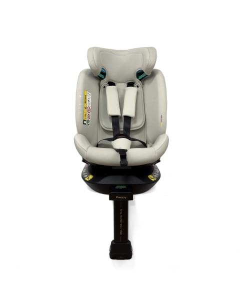 Автокресло Peppy Gtour 0-36 I-Size 40-150 см (Platinum) светло-серый
