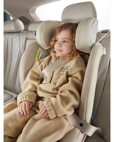 Автокресло для детей «SANDEX» Happy Baby light grey