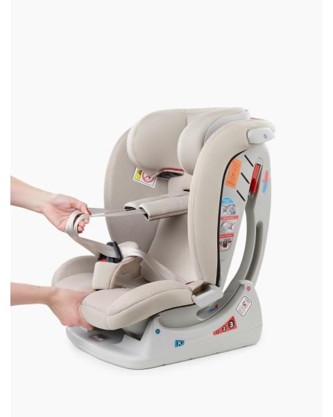 Автокресло для детей «SANDEX» Happy Baby light grey