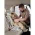 Автокресло для детей «SANDEX» Happy Baby light grey