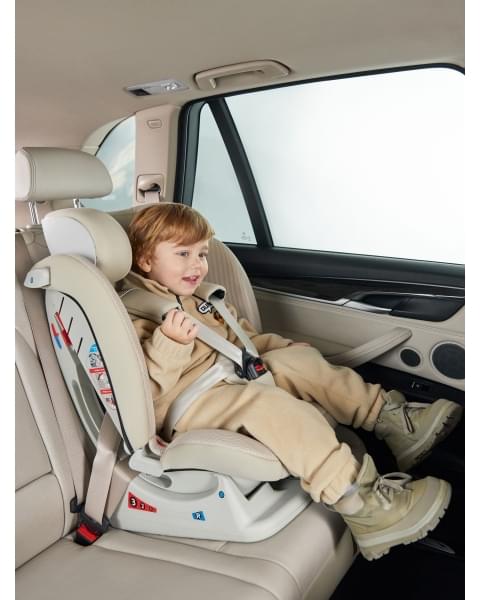 Автокресло для детей «SANDEX» Happy Baby light grey