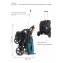 Детская прогулочная коляска MowBaby Smart Aqua