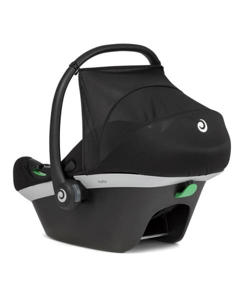 Детская коляска Roan Sol Vintage Leather 2.0 3 в 1 с автокреслом Tutis Elo Lux Edusky Black SL/13/L Misti Mint/Grey/руч. Серый