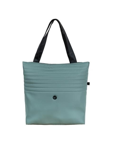 Детская коляска Roan Sol Vintage Leather 2.0 3 в 1 с автокреслом Tutis Elo Lux Edusky Black SL/13/L Misti Mint/Grey/руч. Серый