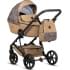 Коляска 3 в 1 Tutis Viva 6+ Leather Wild Elegance, Savannah Brwon (323) с автокреслом Tutis Beno (0-13 кг)