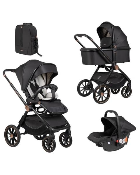 Детская коляска Farfello Belleza 3 в 1 2025 черный