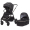 Детская коляска 2 в 1 IningBaby KR 345 pro black
