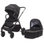 Детская коляска 2 в 1 IningBaby KR 345 pro black