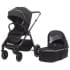 Детская коляска 2 в 1 IningBaby KR 345 pro black