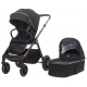 Детская коляска 2 в 1 IningBaby KR 345 pro black